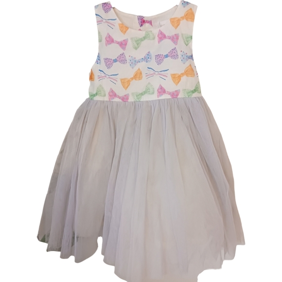 Maloko Kids Girls Dress Bows Tulle Spring Small Easter NWT - Picture 1 of 10